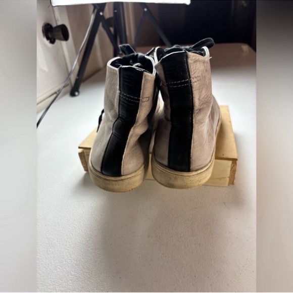 Frye Astor Midlace Classic Lace to Toe High silhouette White Men Sneakers Sz 9.5 - Picture 7 of 10